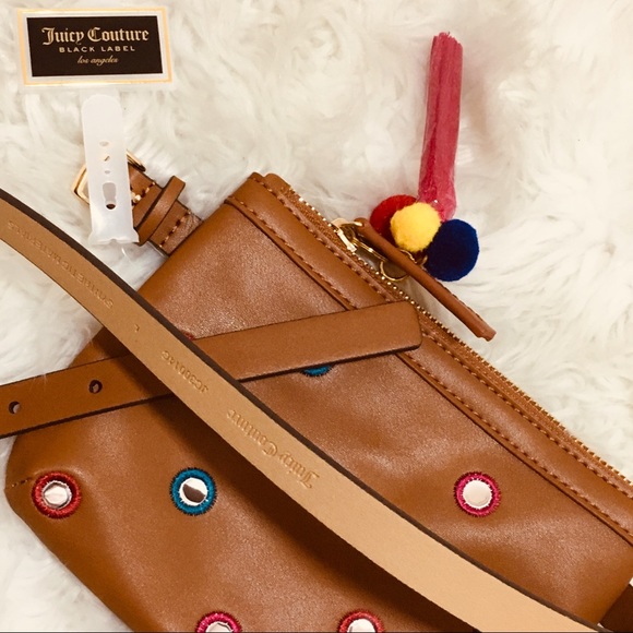 Juicy Couture Belt Bag Embroidered Disc Fanny Pack - Picture 5 of 7